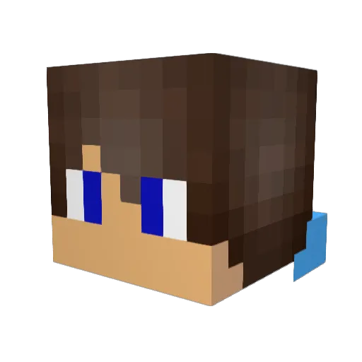 TreMkaT Minecraft avatar head, 3D render