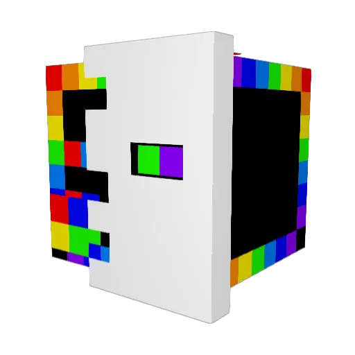 TreVis_YT Minecraft avatar head, 3D render