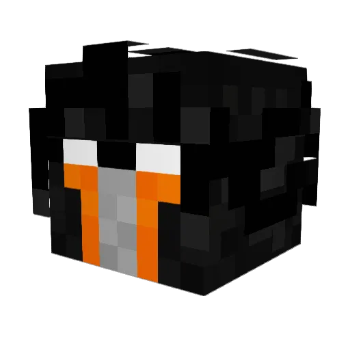 Treball Minecraft avatar head, 3D render