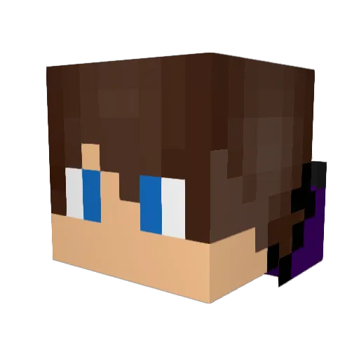 Trebor498 Minecraft avatar head, 3D render