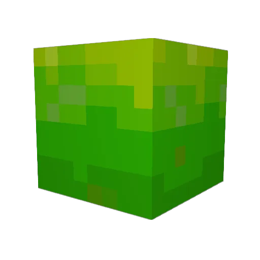 Trecci Minecraft avatar head, 3D render
