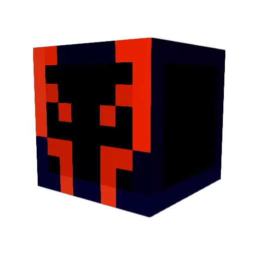 Trecelol Minecraft avatar head, 3D render