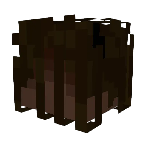 Tredomix Minecraft avatar head, 3D render
