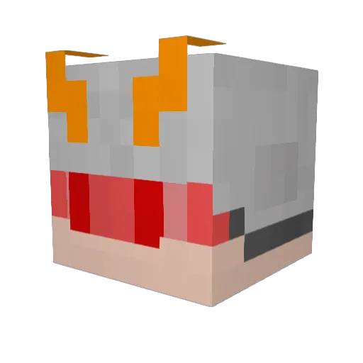 TreeChairRope Minecraft avatar head, 3D render