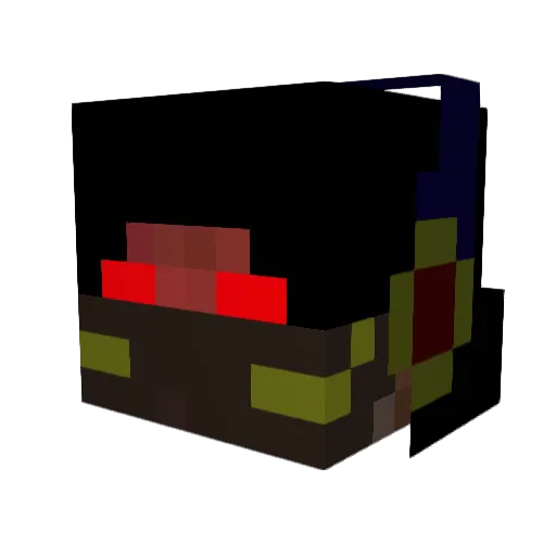 TreeClimber9 Minecraft avatar head, 3D render