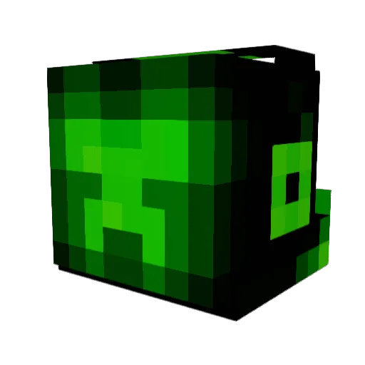 TreeDB Minecraft avatar head, 3D render