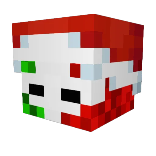 TreeLovingBear Minecraft avatar head, 3D render