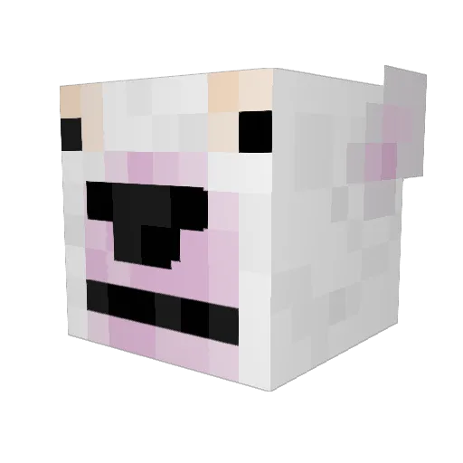 TreeSqp Minecraft avatar head, 3D render