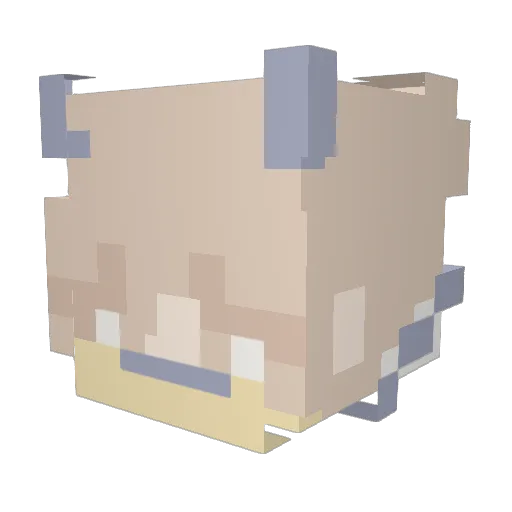 TreeTopSquirrel Minecraft avatar head, 3D render