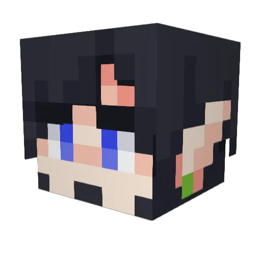 Tree_Is_Rat Minecraft avatar head, 3D render