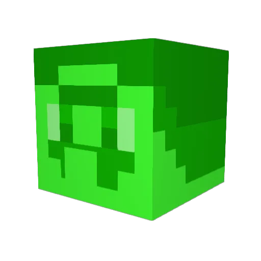 Treebek Minecraft avatar head, 3D render