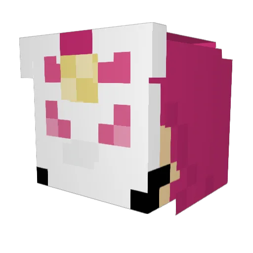 Treebranch777 Minecraft avatar head, 3D render