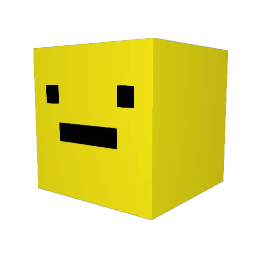 Treeby23 Minecraft avatar head, 3D render