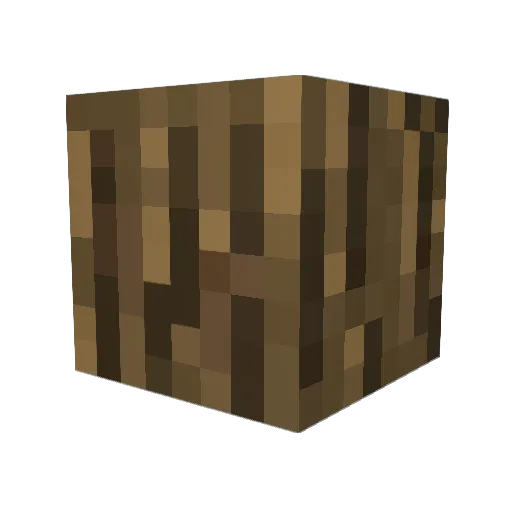 Treee Minecraft avatar head, 3D render