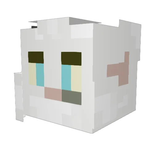 Treeetop Minecraft avatar head, 3D render