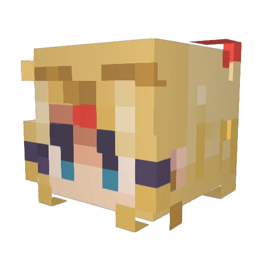 Treefairy1998 Minecraft avatar head, 3D render