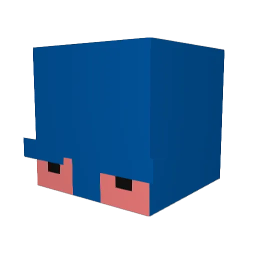TreehenJr Minecraft avatar head, 3D render