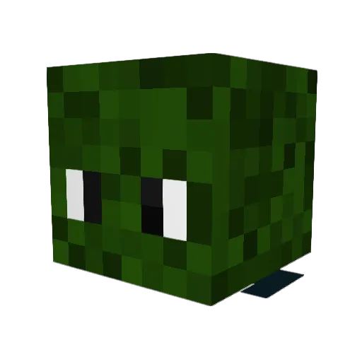 Treehider_ Minecraft avatar head, 3D render