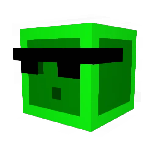 Treemechan Minecraft avatar head, 3D render