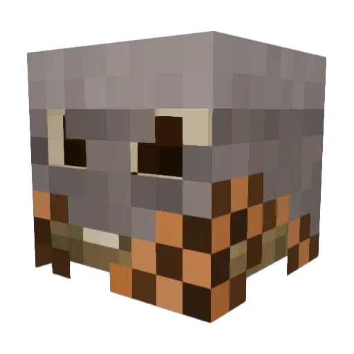 Treeofdmit Minecraft avatar head, 3D render