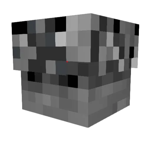 Treepee Minecraft avatar head, 3D render