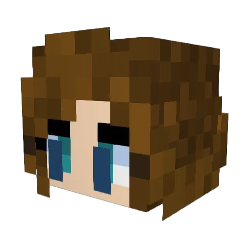 Treesha123 Minecraft avatar head, 3D render