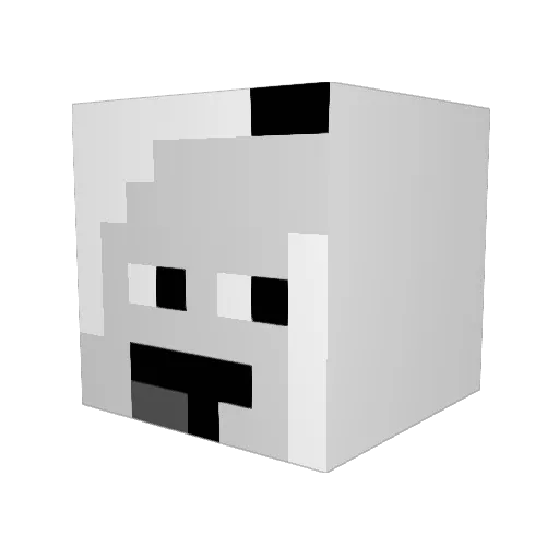 Treesth Minecraft avatar head, 3D render