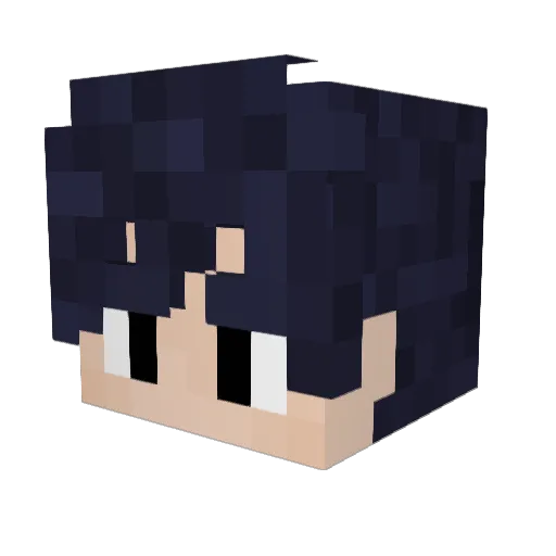Treezles Minecraft avatar head, 3D render