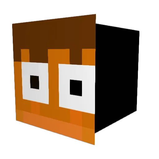 Trege_Taster Minecraft avatar head, 3D render