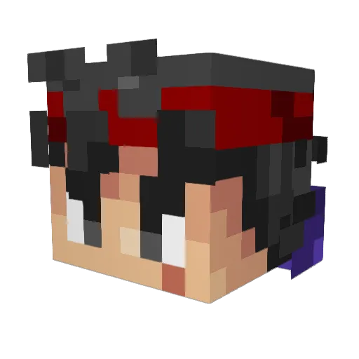 TreintaDFebr3r0 Minecraft avatar head, 3D render
