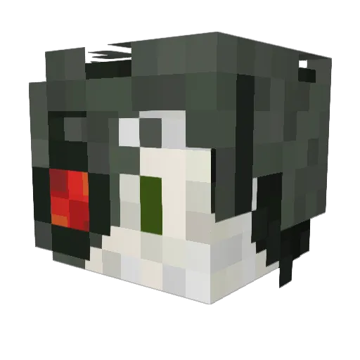 Trekker89 Minecraft avatar head, 3D render