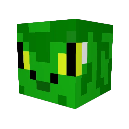 Treko3459 Minecraft avatar head, 3D render
