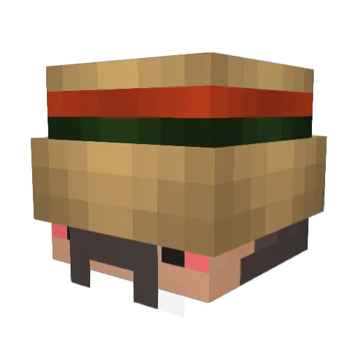 Trekz__ Minecraft avatar head, 3D render