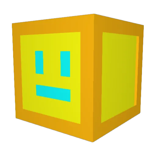 TreleleroTralala Minecraft avatar head, 3D render