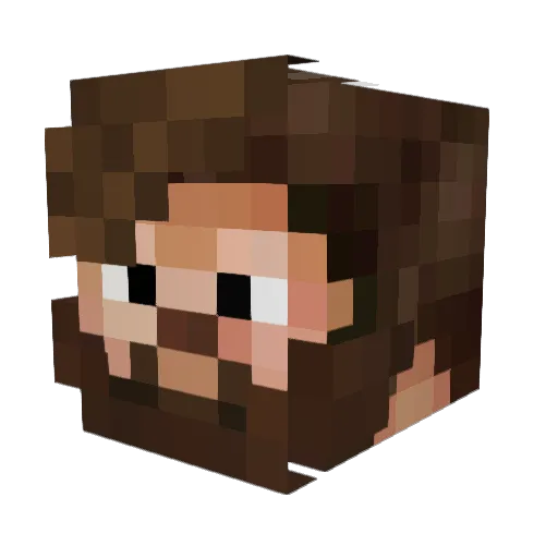TrendChaser103 Minecraft avatar head, 3D render