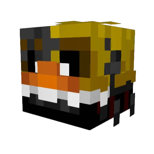 TrenoxPlays Minecraft avatar head, 3D render