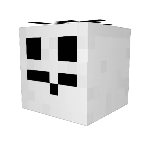 TrentJT Minecraft avatar head, 3D render
