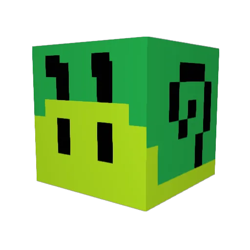 TrentTheGuy Minecraft avatar head, 3D render
