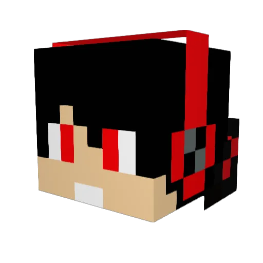 Trent_Lestat Minecraft avatar head, 3D render