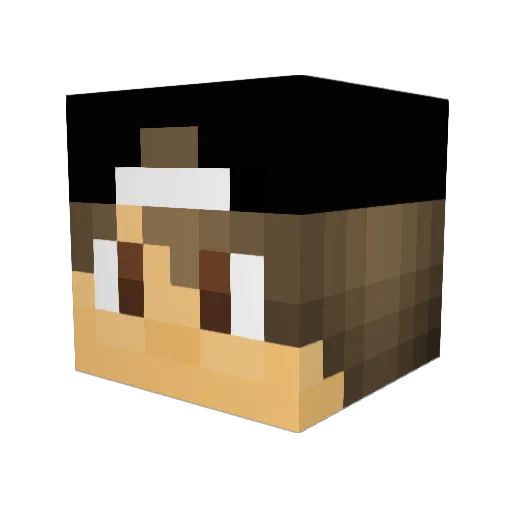 Trenton0224 Minecraft avatar head, 3D render
