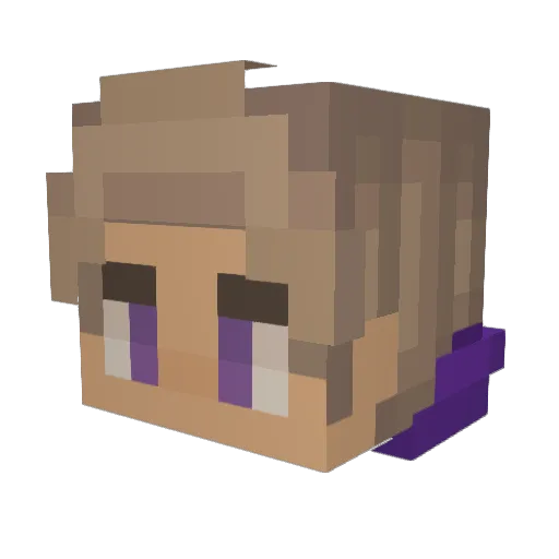 TrentonBOI69 Minecraft avatar head, 3D render