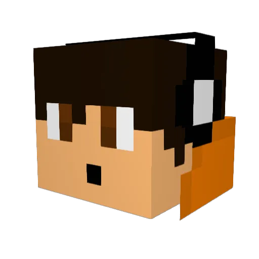 Trentyn Minecraft avatar head, 3D render