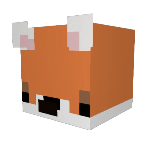 TreonLP Minecraft avatar head, 3D render
