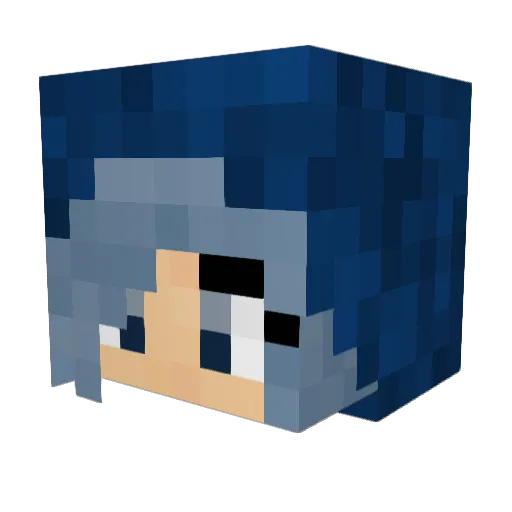 Trethern Minecraft avatar head, 3D render