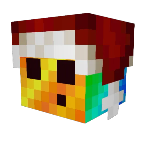 Trev888 Minecraft avatar head, 3D render