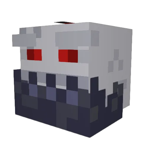 TrevenP Minecraft avatar head, 3D render
