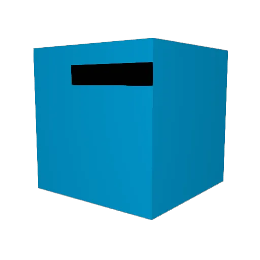 Trevfr Minecraft avatar head, 3D render