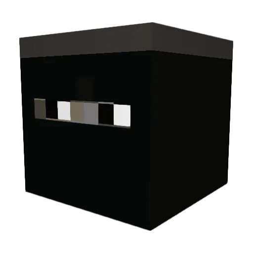 Trevii Minecraft avatar head, 3D render