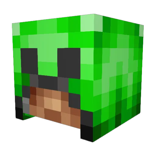 Trevonf Minecraft avatar head, 3D render