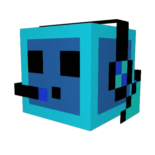 Trevor589 Minecraft avatar head, 3D render